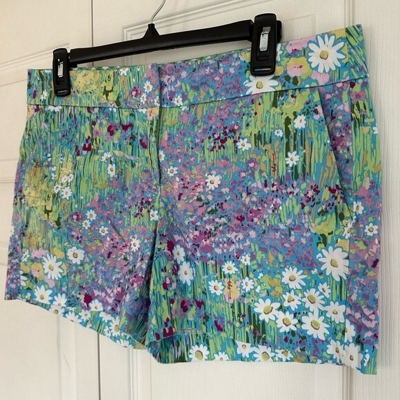 Tommy Hilfiger chino shorts floral flower size 10 women’s summer spring - Picture 3 of 6